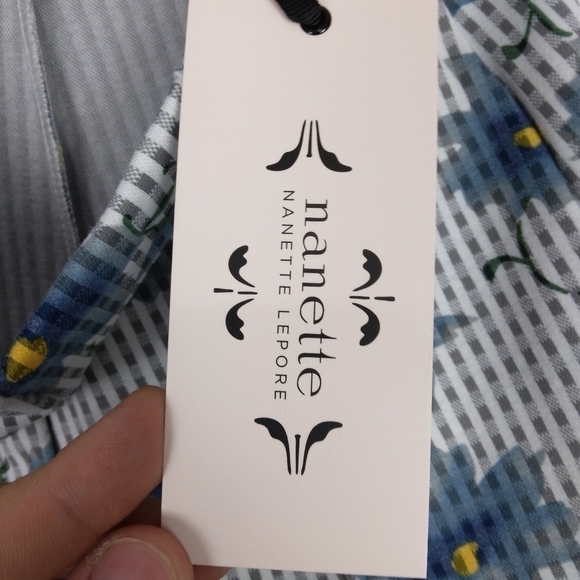 NWT Nanette Lepore Pull-On Floral Pant Size Woman's Small - Picture 8 of 9